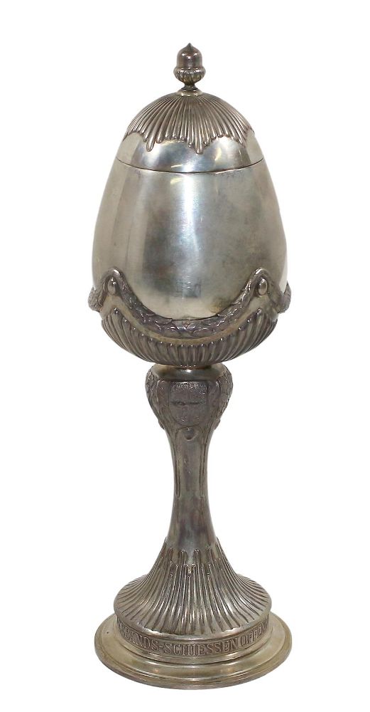 Große Abbildung Nr.1: 121-1757 Offenbach Jugendstilpokal: (Silber)