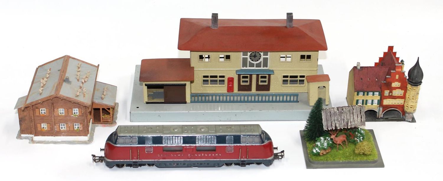 Große Abbildung Nr.1: 121-1801 Riesige Sammlung Märklin: (Spielzeug, Eisenbahn, Märklin)