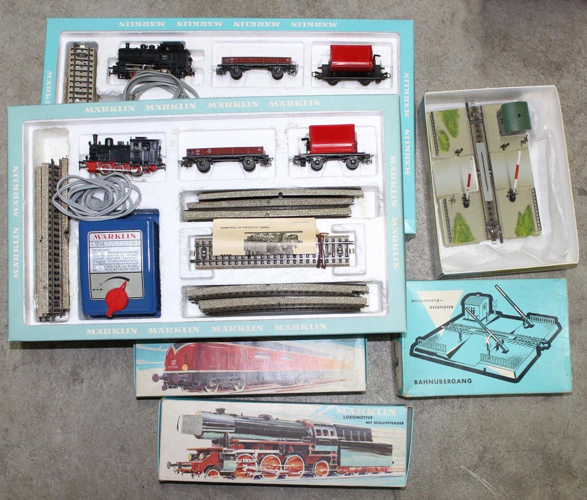 Große Abbildung Nr.23: 121-1801 Riesige Sammlung Märklin: (Spielzeug, Eisenbahn, Märklin)
