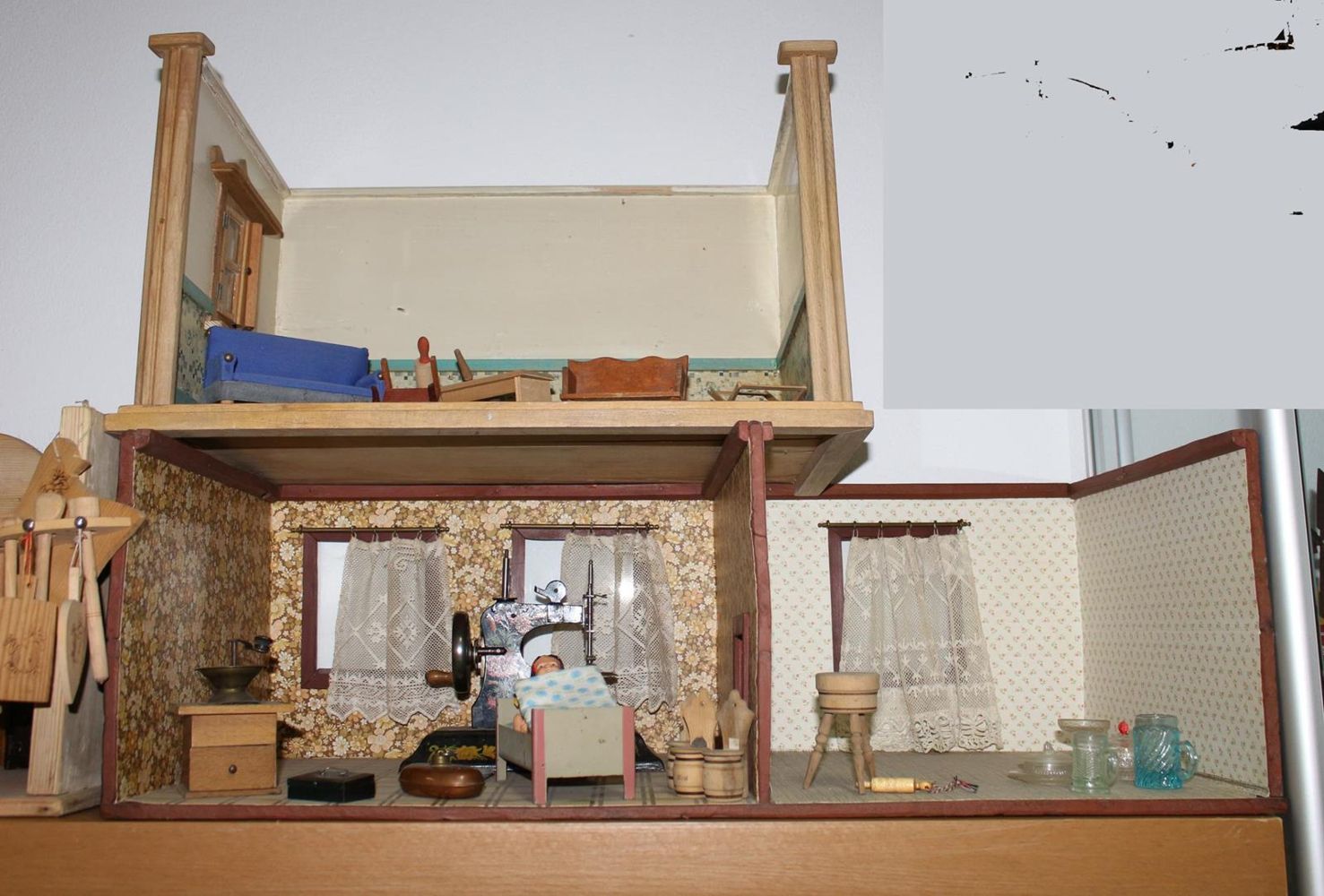 Große Abbildung Nr.21: 121-1816 Riesige Sammlung Puppenstuben u.: (Spielzeug, Puppenstuben)