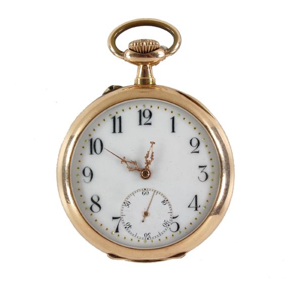 Große Abbildung Nr.1: 121-1841 Herrentaschenuhr Junod & Fils: (Uhren)