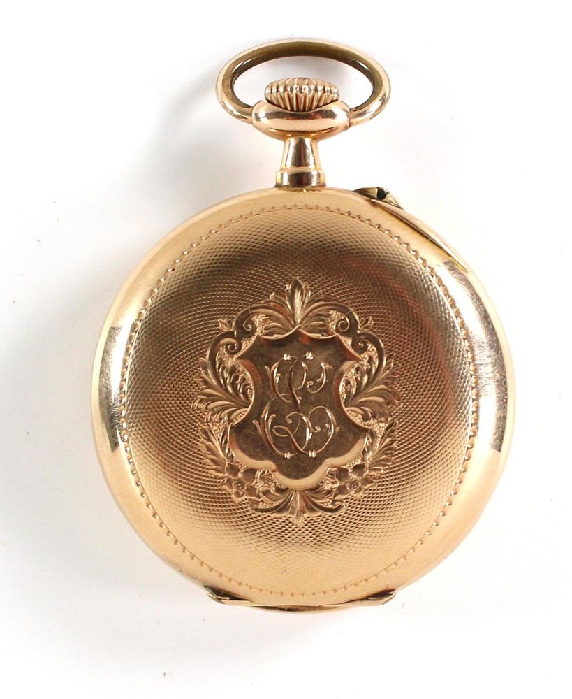 Große Abbildung Nr.2: 121-1841 Herrentaschenuhr Junod & Fils: (Uhren)