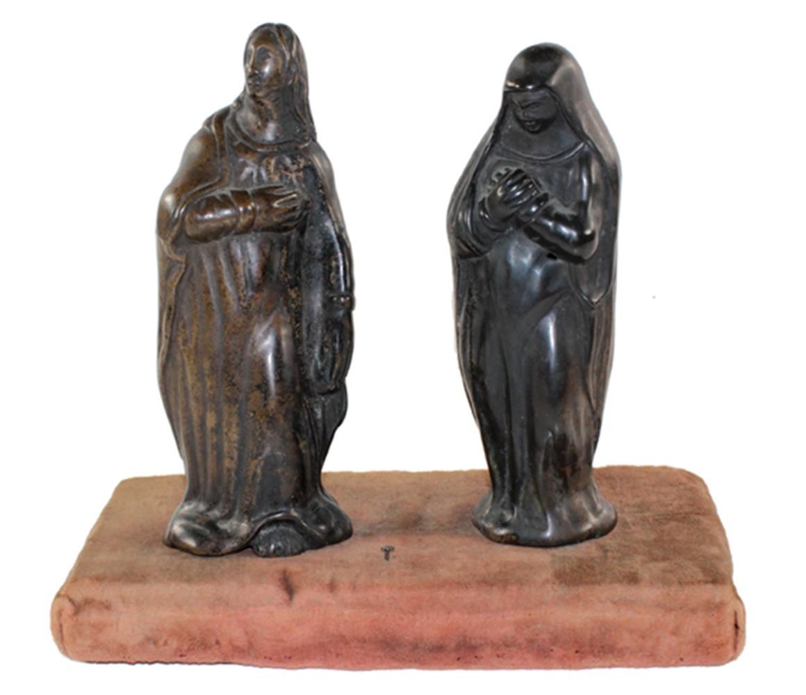 Große Abbildung Nr.1: 121-1852 Fränkische Bronzen: (Volkskunst)