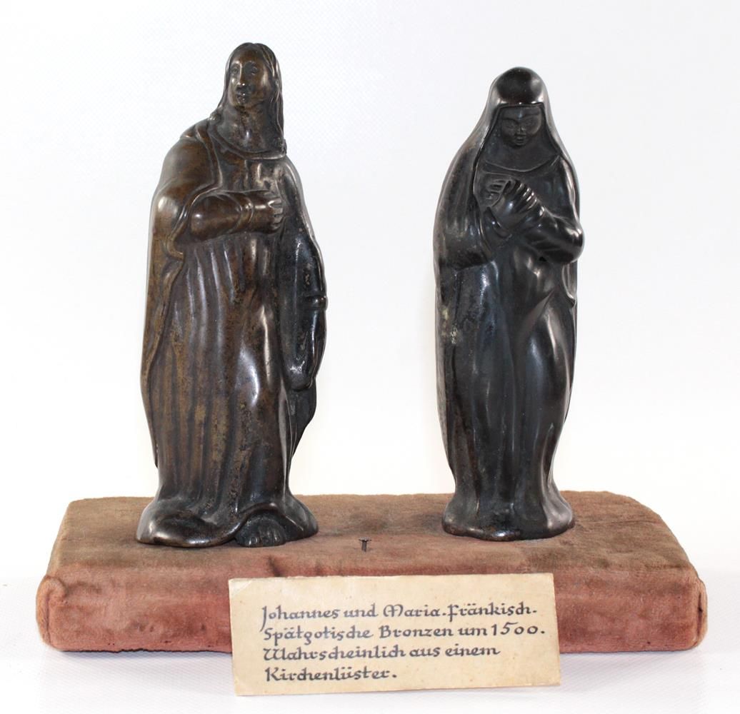 Große Abbildung Nr.2: 121-1852 Fränkische Bronzen: (Volkskunst)