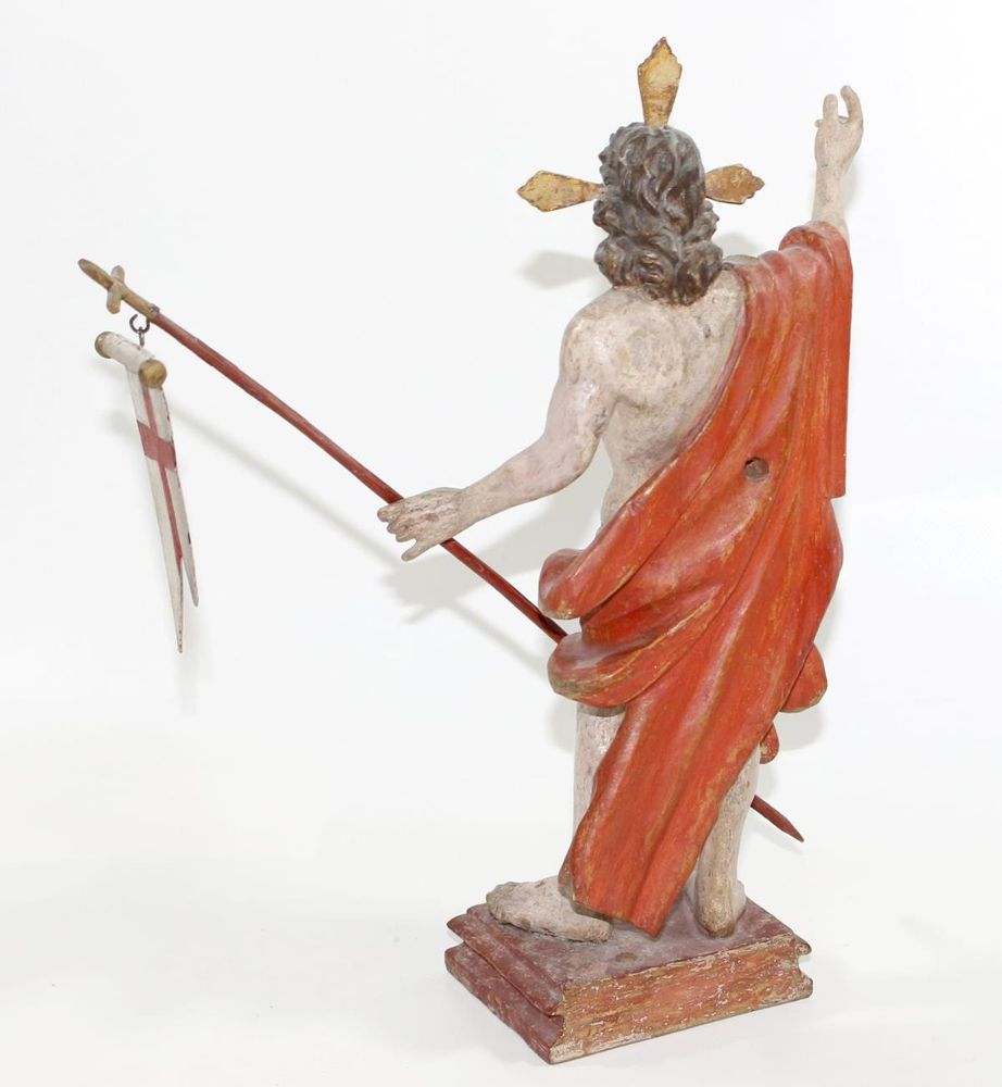 Große Abbildung Nr.2: 121-1862 Auferstehungschristus.: (Volkskunst, Religiöse Volkskunst)