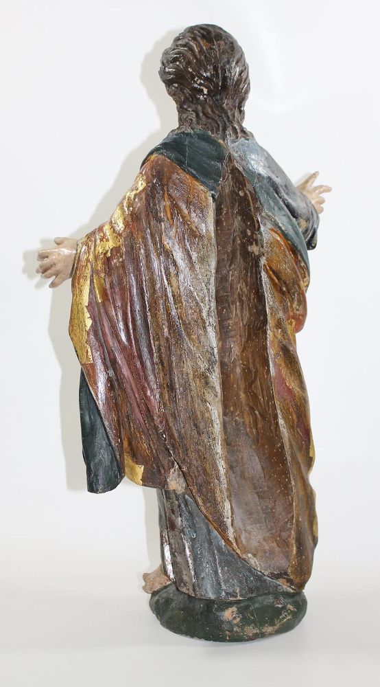 Große Abbildung Nr.2: 121-1871 Segnender Christus: (Volkskunst, Religiöse Volkskunst)