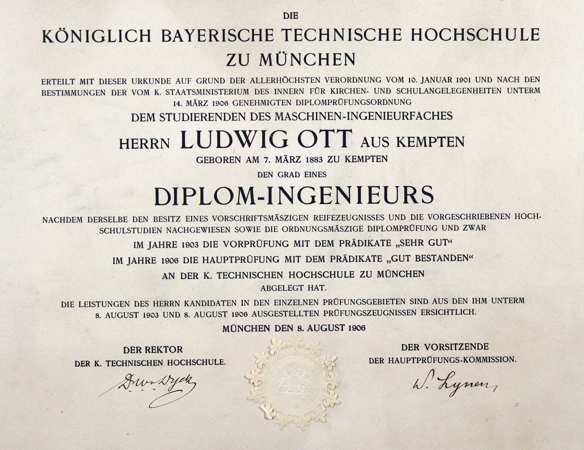Große Abbildung Nr.2: 121-1925 Augsburg.: (Studentika und Hochschulen)