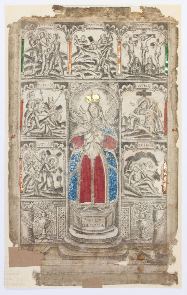 Große Abbildung Nr.1: 121-1931 Klosterarbeiten.: (Varia, Andachtsbilder)