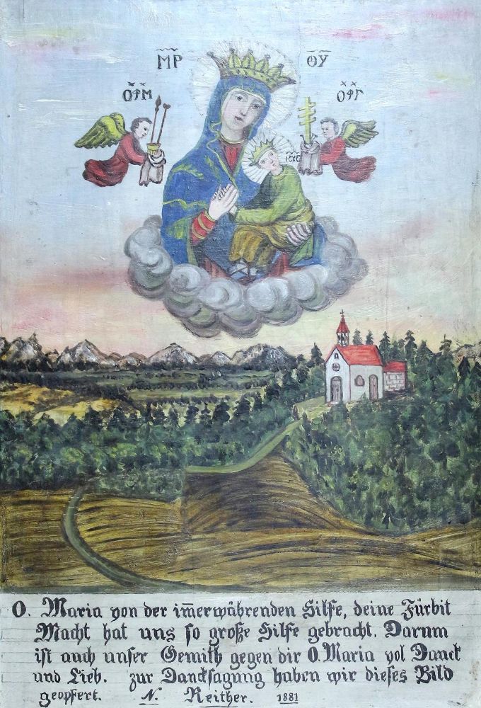 Große Abbildung Nr.1: 121-1944 Marienanbetung.: (Varia, Christliches)