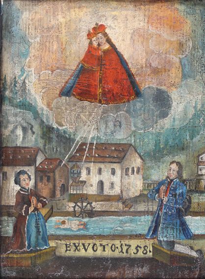 Große Abbildung Nr.1: 121-1945 Votivbild.: (Varia, Christliches)