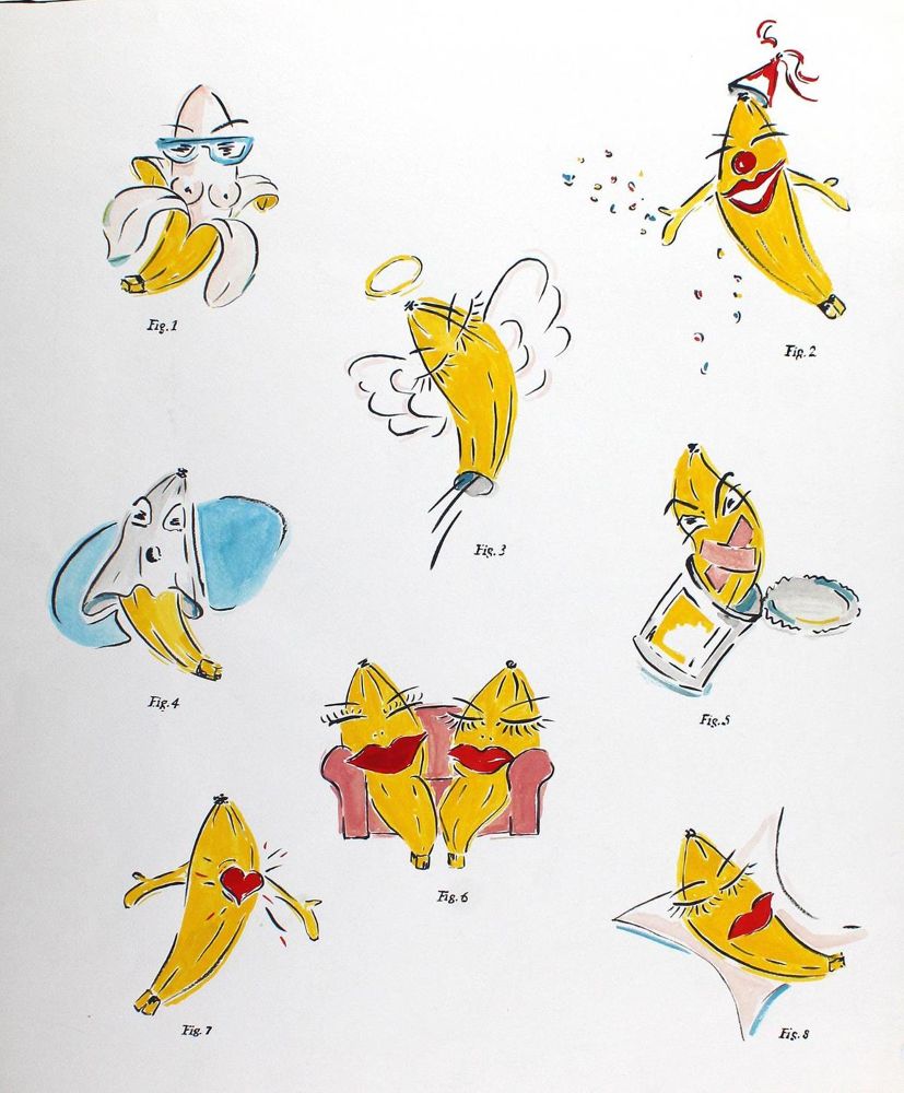 Große Abbildung Nr.1: 121-1963 Bananen: (Varia, Karikatur)