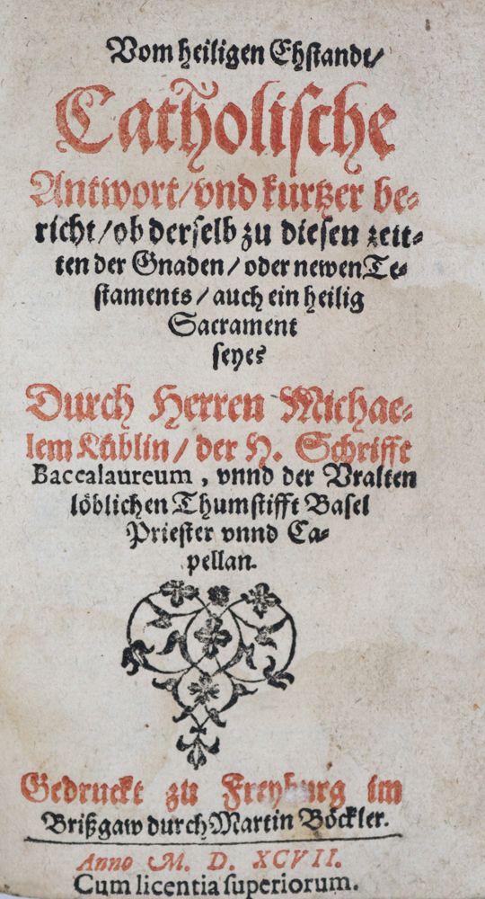 Große Abbildung Nr.1: 121-198 Kublin,M.: (Alte Drucke, Handschriften und Theologie)