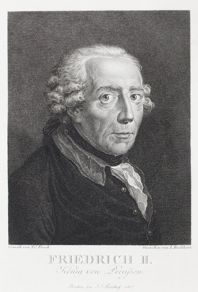 Große Abbildung Nr.1: 121-2000 Buchhorn, Ludwig: (Varia, Portrait, Friedrich II.)