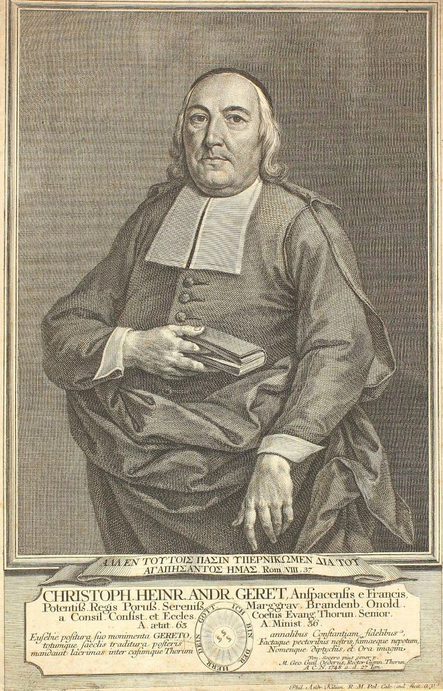 Große Abbildung Nr.1: 121-2003 Kilian, Philipp Andreas: (Varia, Portrait, Geret)