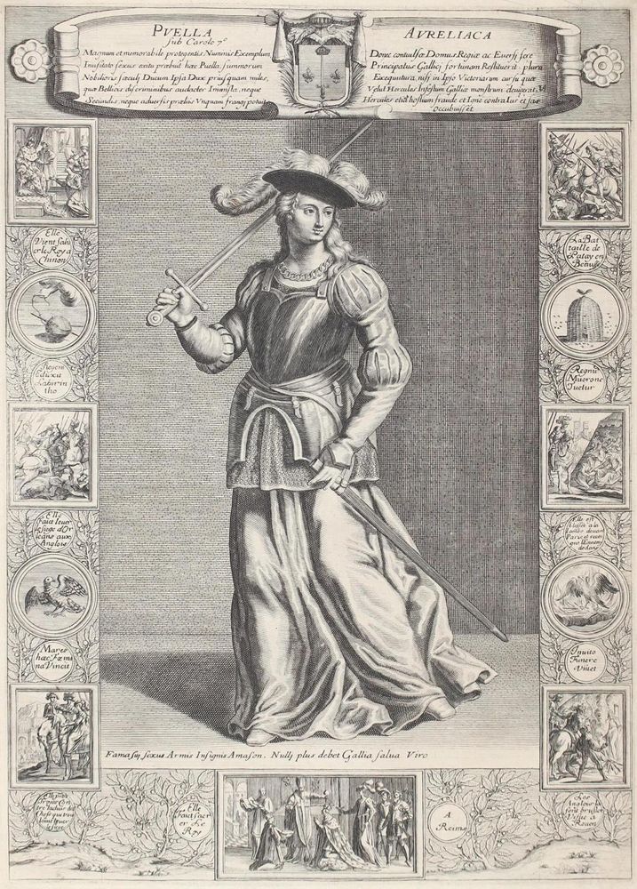 Große Abbildung Nr.1: 121-2012 Johanna von Orléans.: (Varia, Portrait)