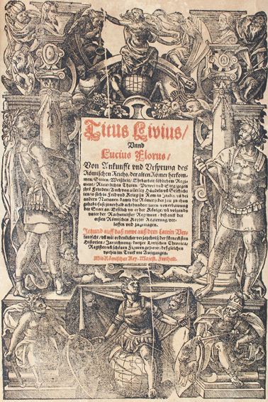 Große Abbildung Nr.1: 121-206 Livius,T. u. L.Florus.: (Alte Drucke, Handschriften und Theologie)