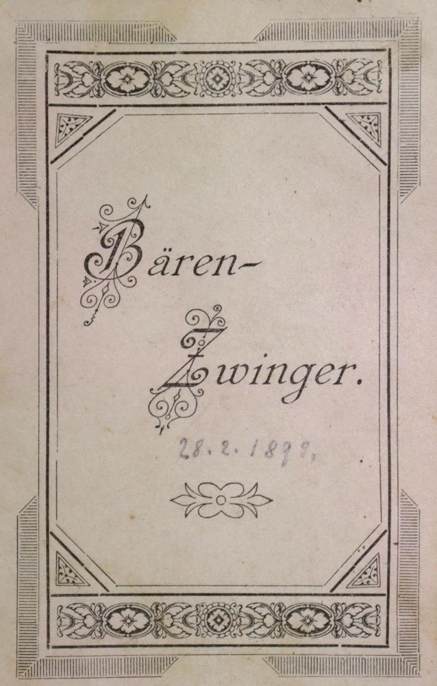 Große Abbildung Nr.3: 121-2072 Bärenzwinger.: (Deutschland, Karlsruhe)