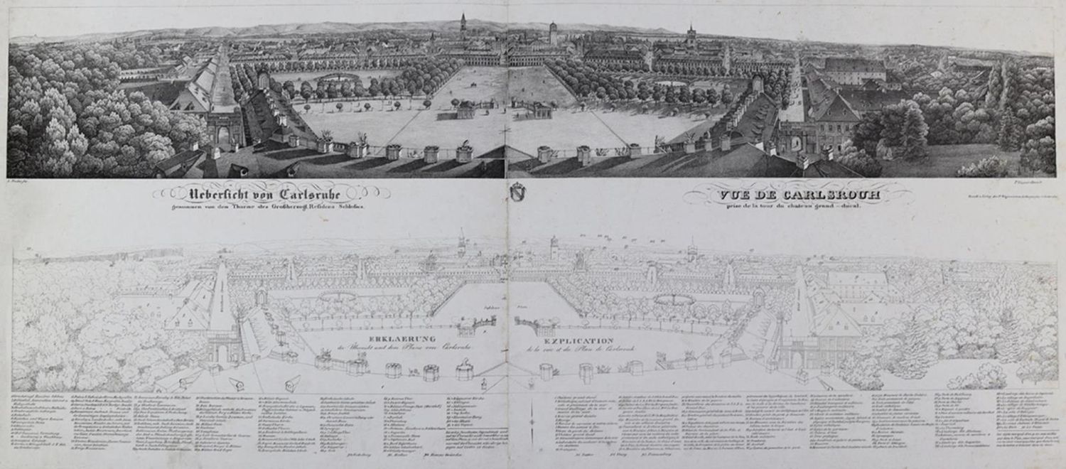 Große Abbildung Nr.1: 121-2073 Karlsruhe.: (Deutschland)