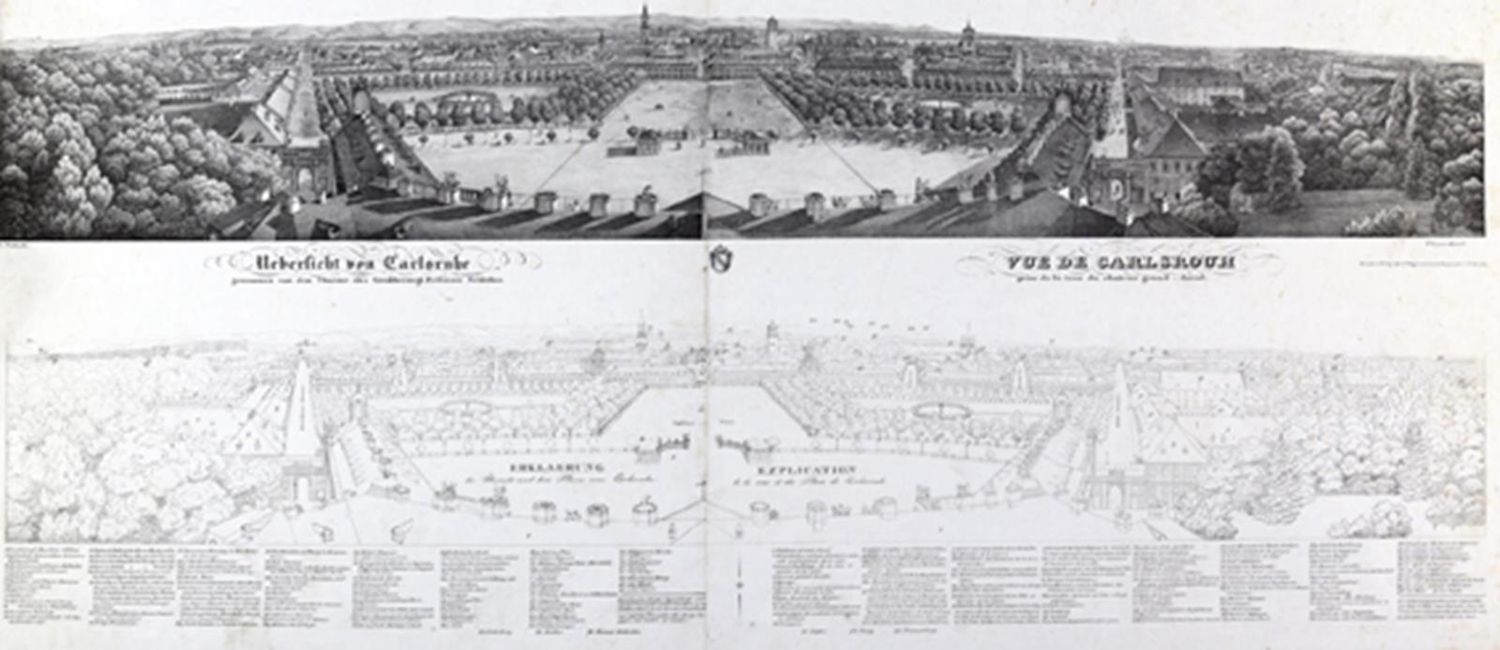 Große Abbildung Nr.2: 121-2073 Karlsruhe.: (Deutschland)