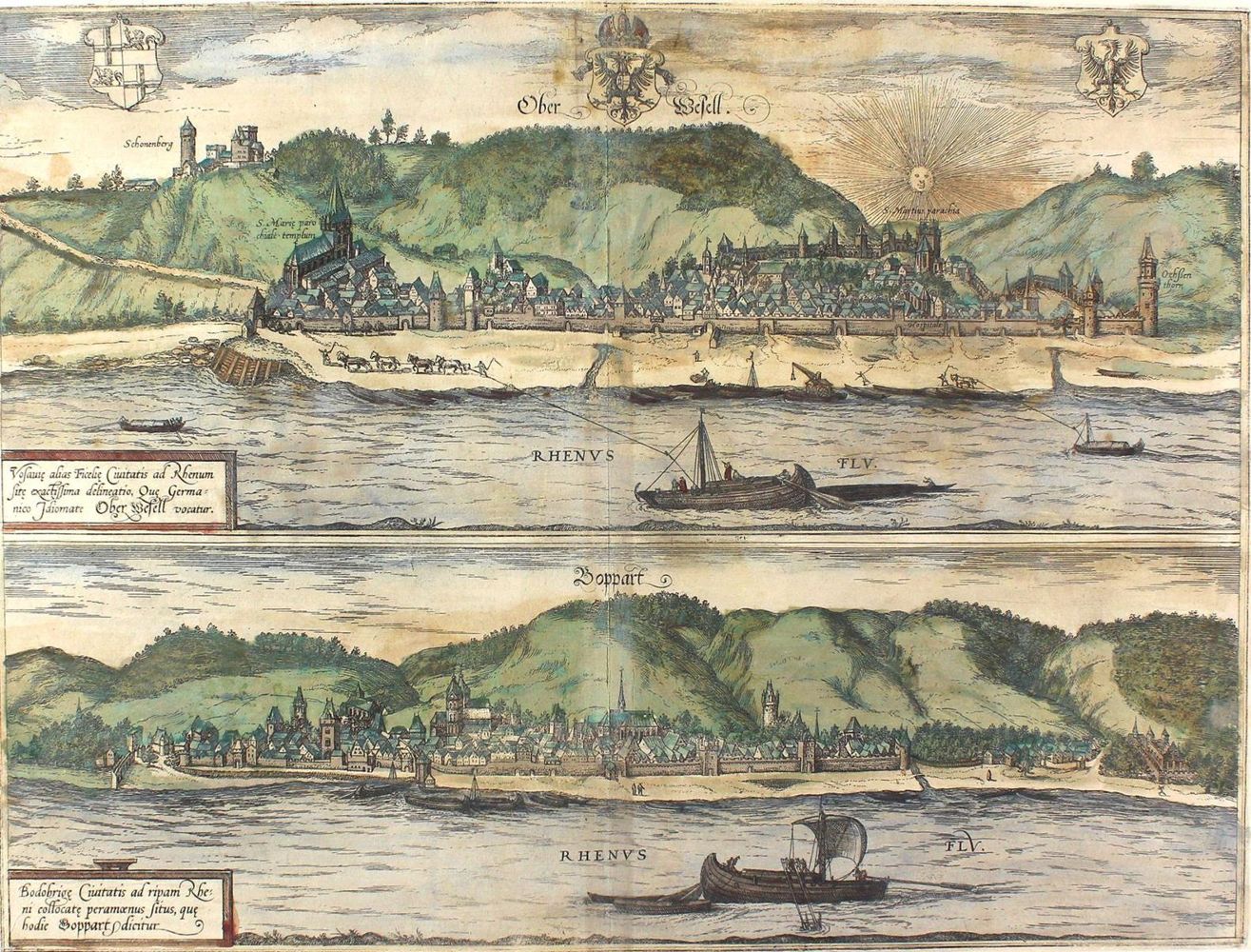 Große Abbildung Nr.1: 121-2085 Oberwesel, Boppard.: (Deutschland)