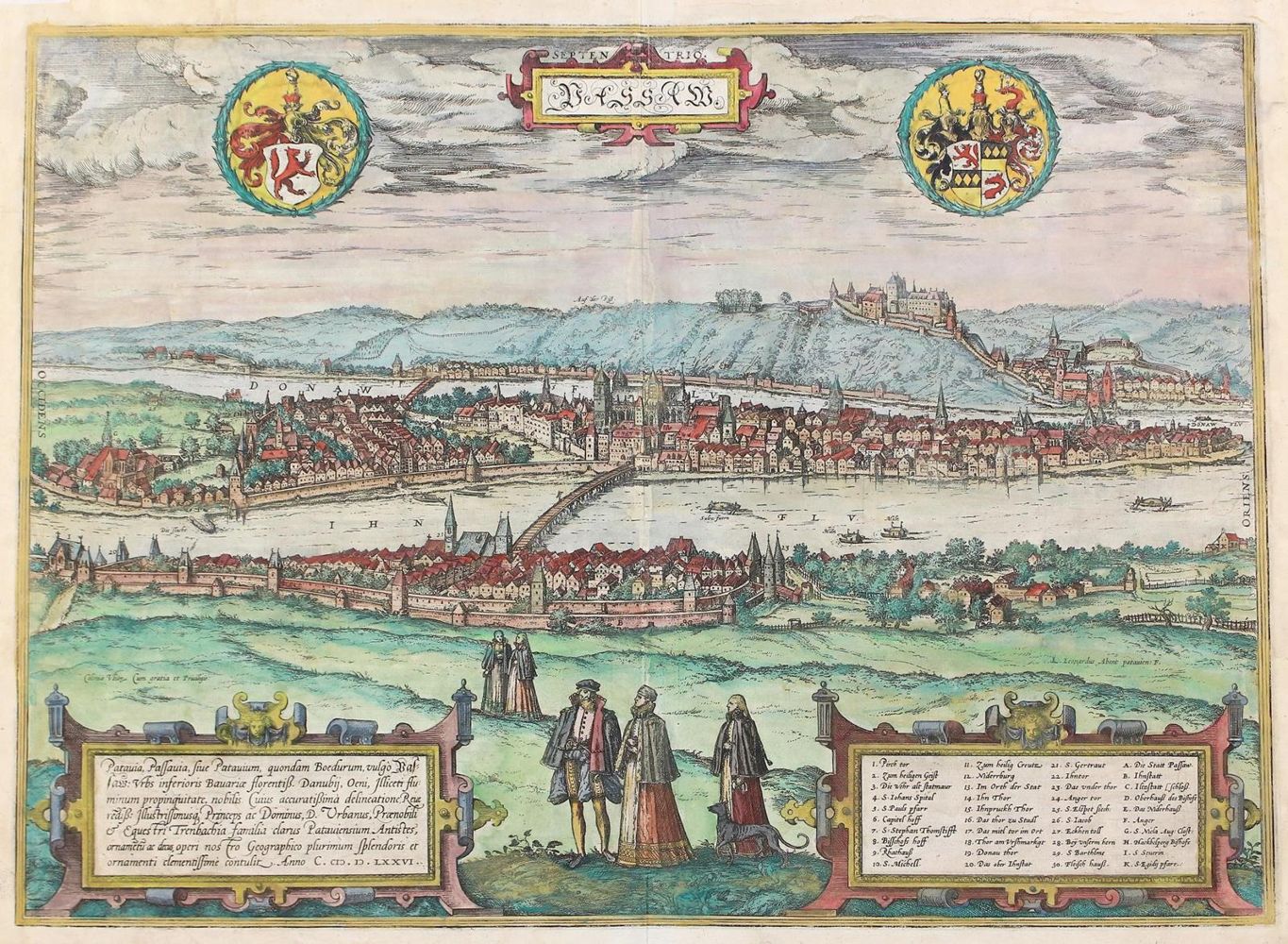 Große Abbildung Nr.1: 121-2089 Passau.: (Deutschland)