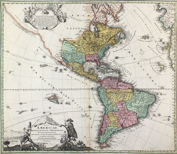 Große Abbildung Nr.1: 121-2118 Amerika.: (Ausland, Amerika)
