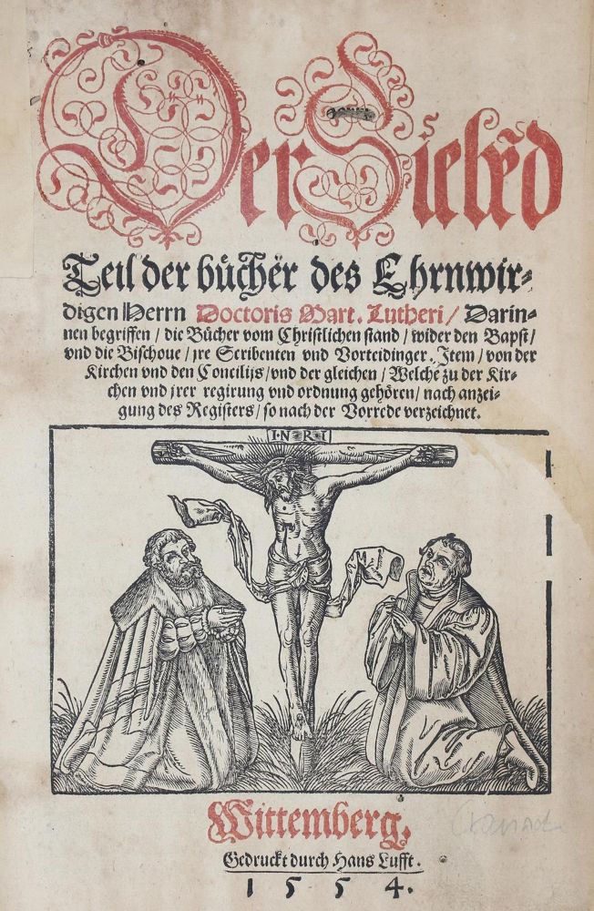 Große Abbildung Nr.20: 121-212 Luther,M.: (Alte Drucke, Handschriften und Theologie)