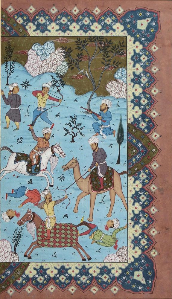 Große Abbildung Nr.1: 121-2166 Indopersische Malerei.: (Ausland, Asien)