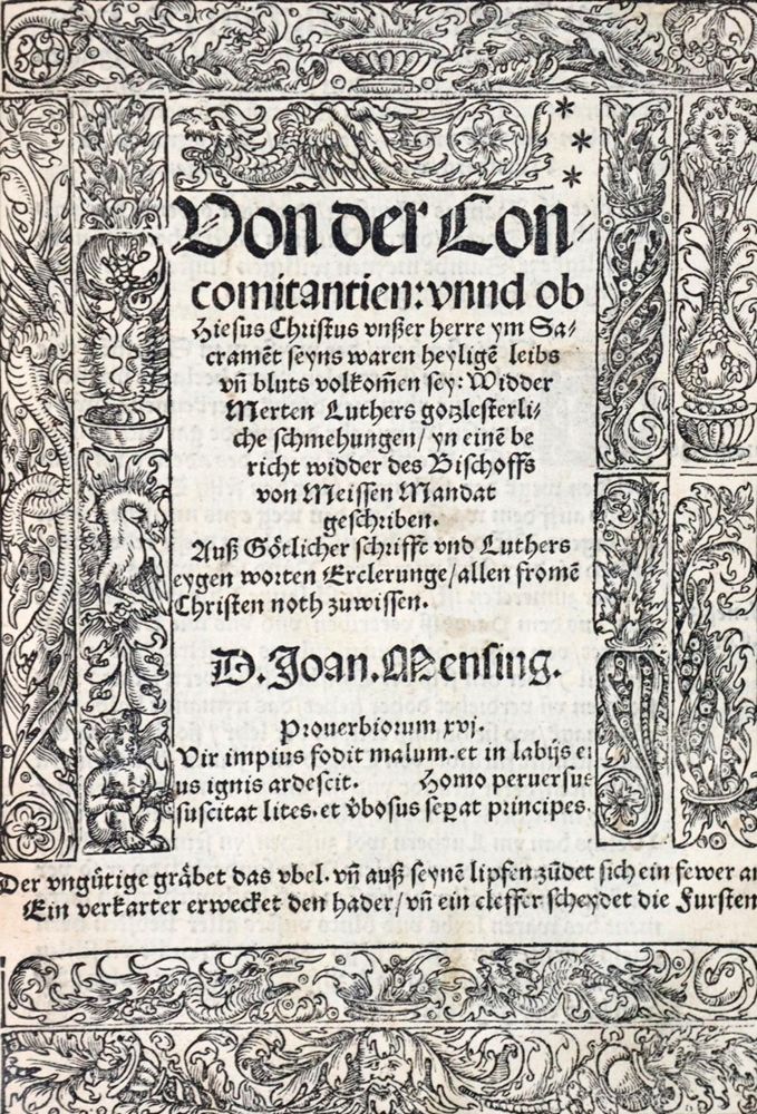 Große Abbildung Nr.3: 121-220 Mensing,J.: (Alte Drucke, Handschriften und Theologie)
