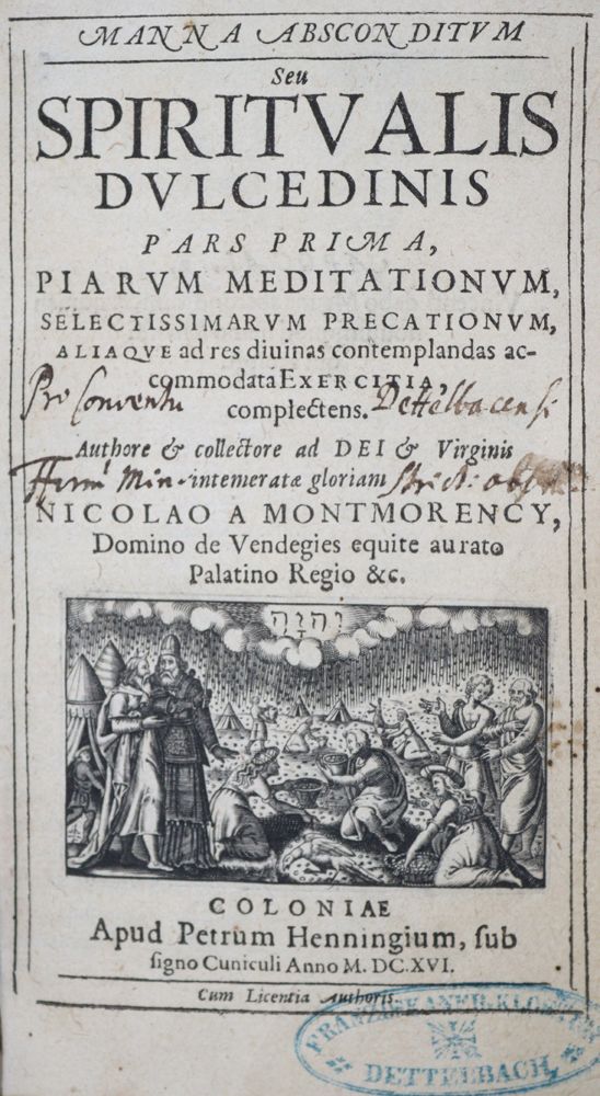 Große Abbildung Nr.1: 121-224 Montmorency,N.de.: (Alte Drucke, Handschriften und Theologie)