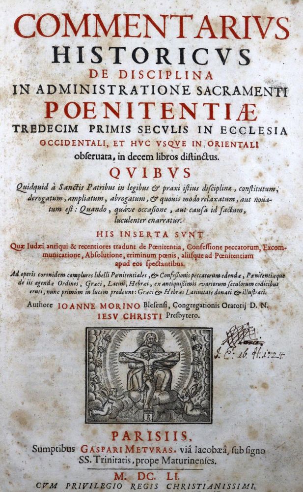 Große Abbildung Nr.1: 121-225 Morin,J.: (Alte Drucke, Handschriften und Theologie)