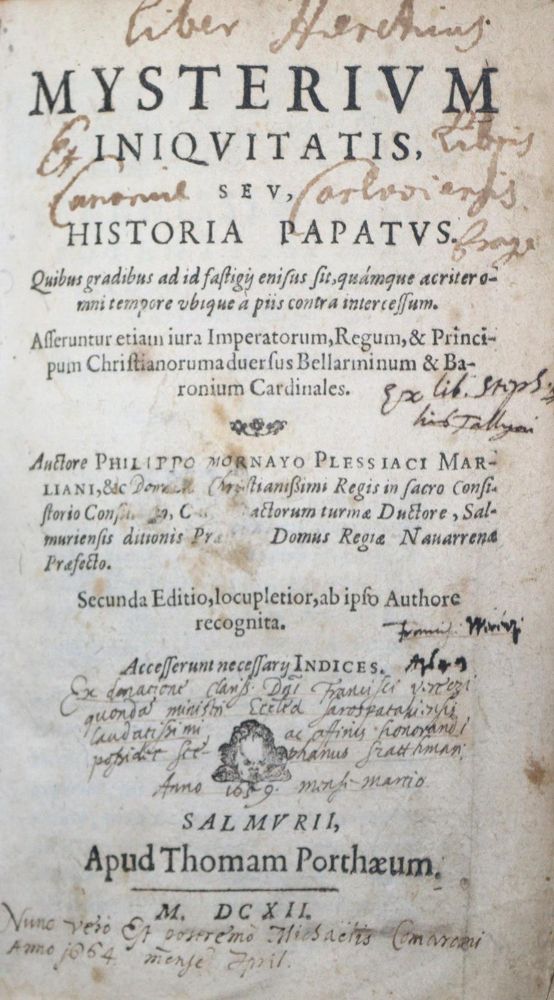 Große Abbildung Nr.1: 121-226 Mornay du Plessis,P.de.: (Alte Drucke, Handschriften und Theologie)