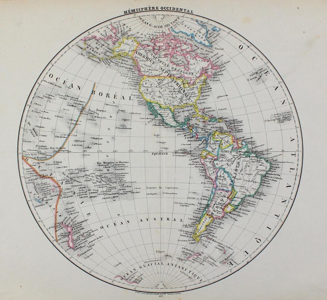 Große Abbildung Nr.1: 121-2302 Weltkarten.: (Ausland, Weltkarten)