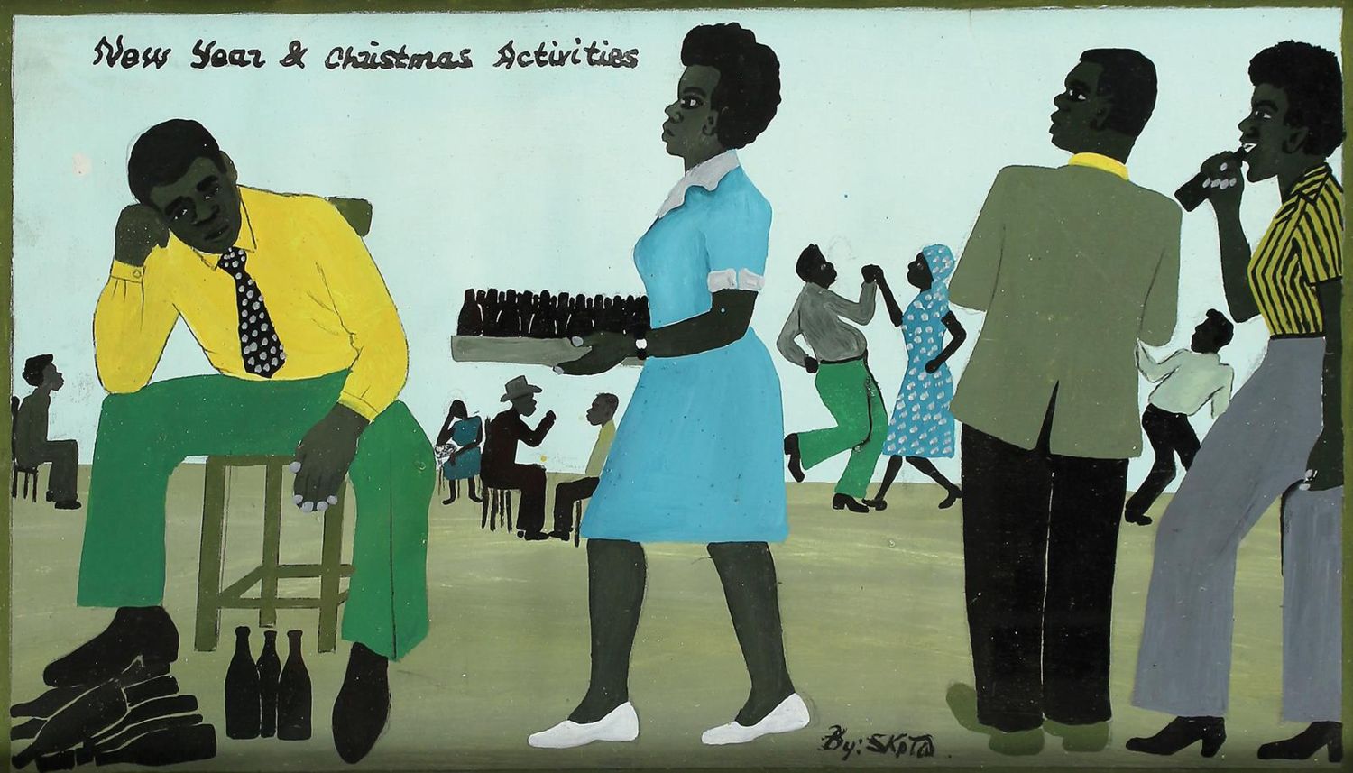 Große Abbildung Nr.1: 121-2307 Kappata, Stephan: (Künstlergraphik, Afrika)