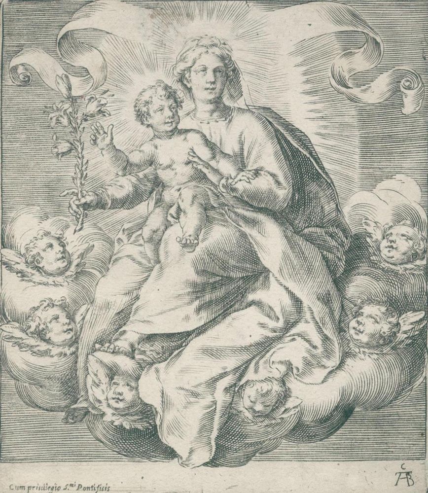 Große Abbildung Nr.1: 121-2312 Alberti, Cherubino: (Künstlergraphik)