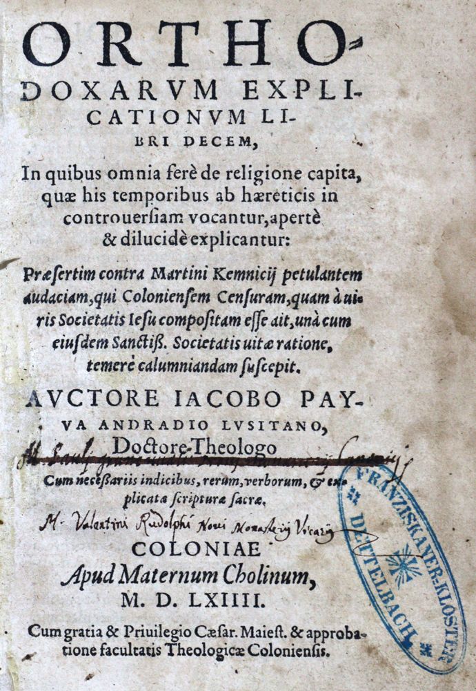 Große Abbildung Nr.1: 121-235 Paiva de Andrade,D. de.: (Alte Drucke, Handschriften und Theologie)