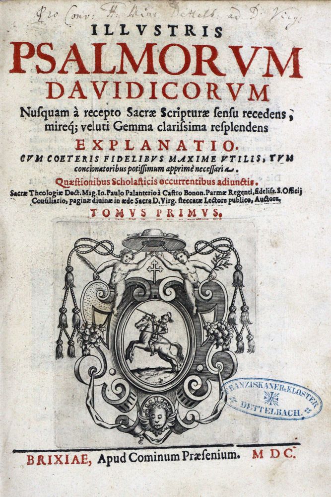 Große Abbildung Nr.1: 121-236 Palanterius,J.P.: (Alte Drucke, Handschriften und Theologie)