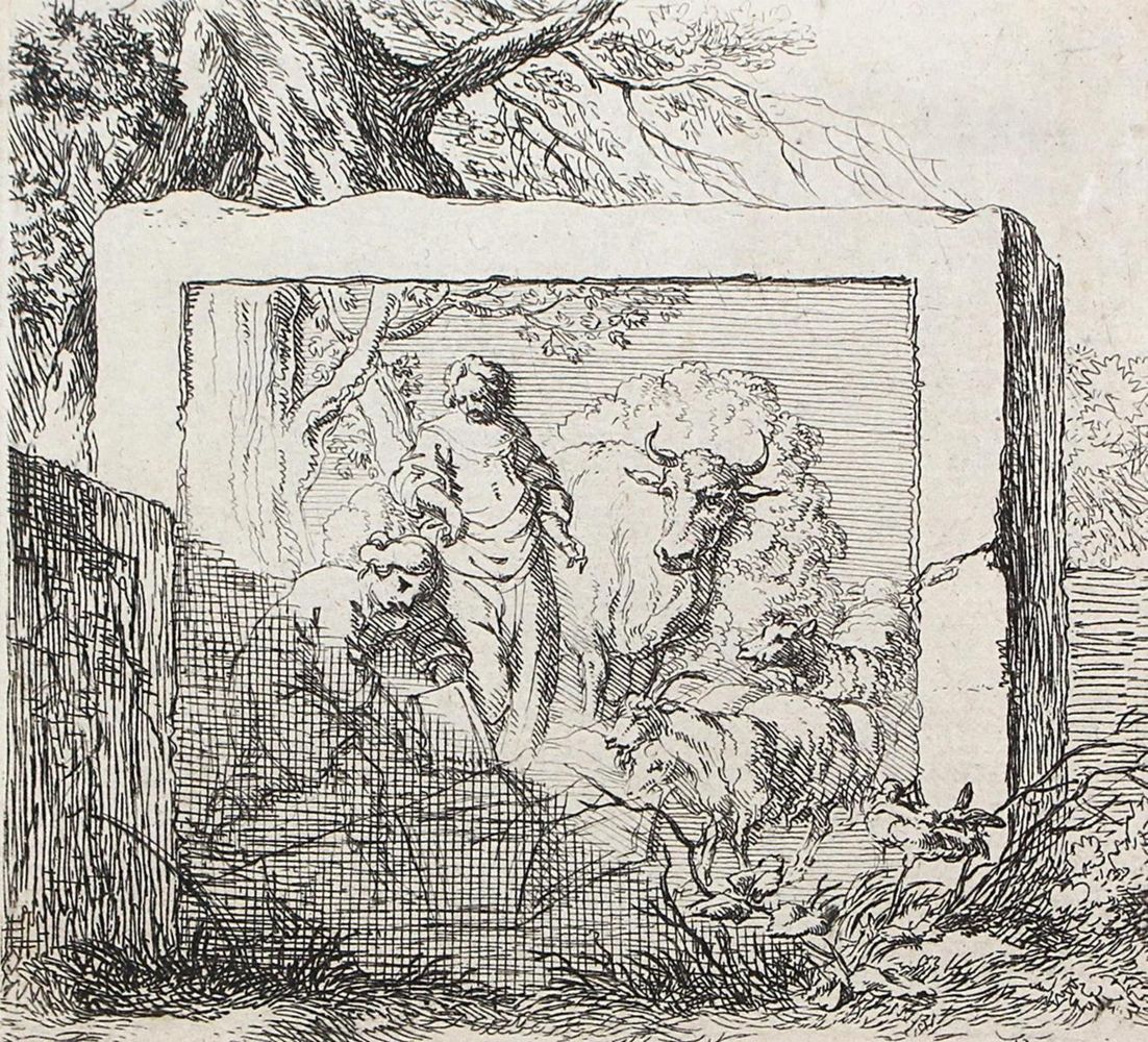 Große Abbildung Nr.7: 121-2376 Berchem, Nicolaes: (Künstlergraphik)
