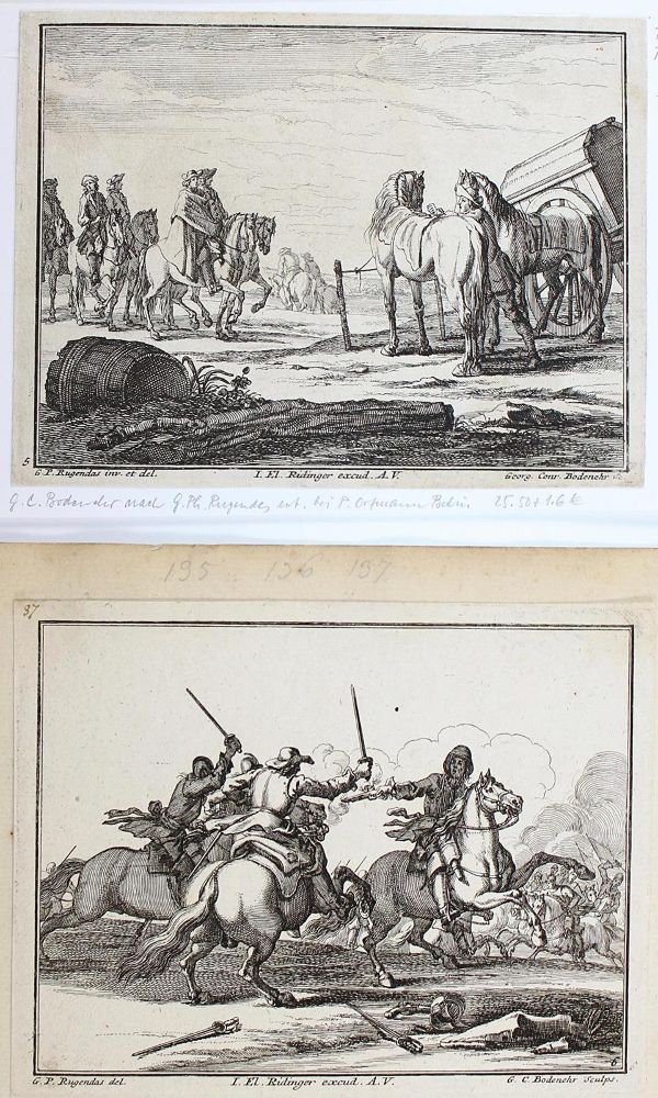 Große Abbildung Nr.5: 121-2393 Bodenehr, Georg Conrad: (Künstlergraphik)