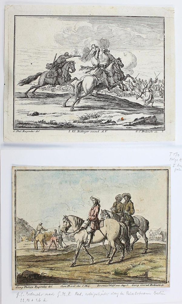 Große Abbildung Nr.6: 121-2393 Bodenehr, Georg Conrad: (Künstlergraphik)