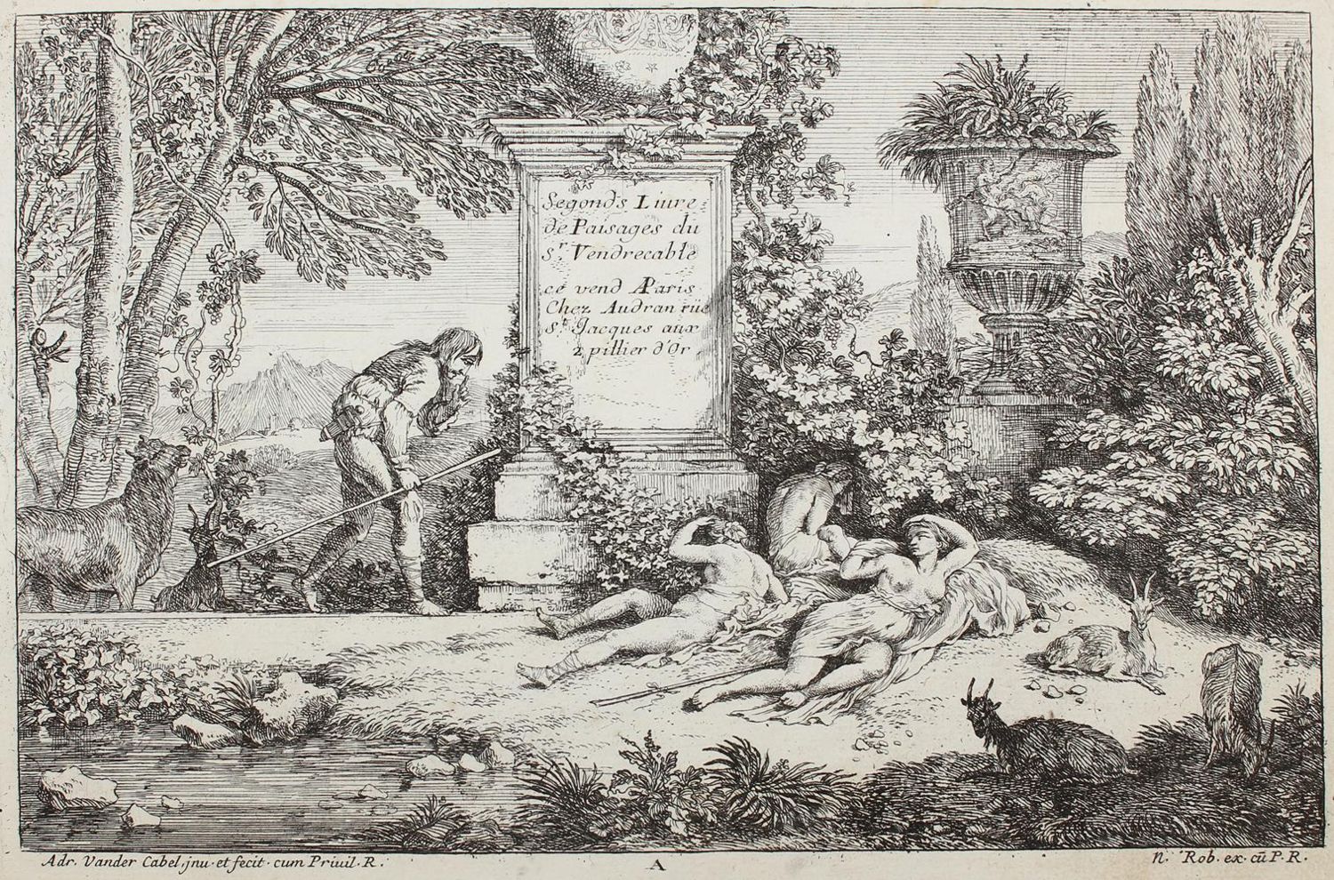 Große Abbildung Nr.1: 121-2411 Cabel, Adrian van der: (Künstlergraphik)