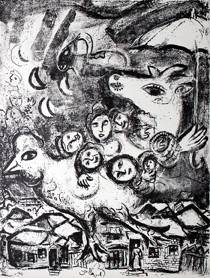 Große Abbildung Nr.1: 121-2423 Chagall, Marc.: (Künstlergraphik)
