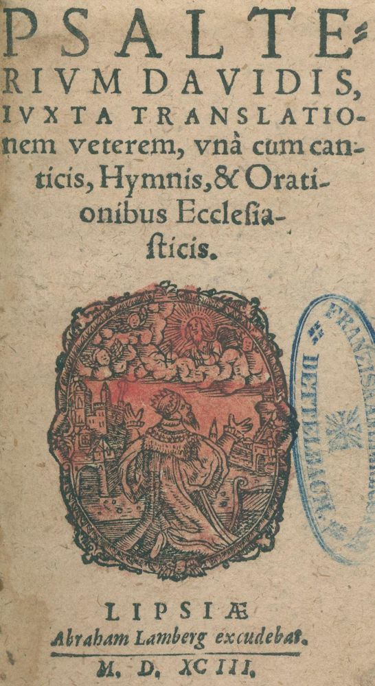 Große Abbildung Nr.1: 121-252 Psalterivm: (Alte Drucke, Handschriften und Theologie)