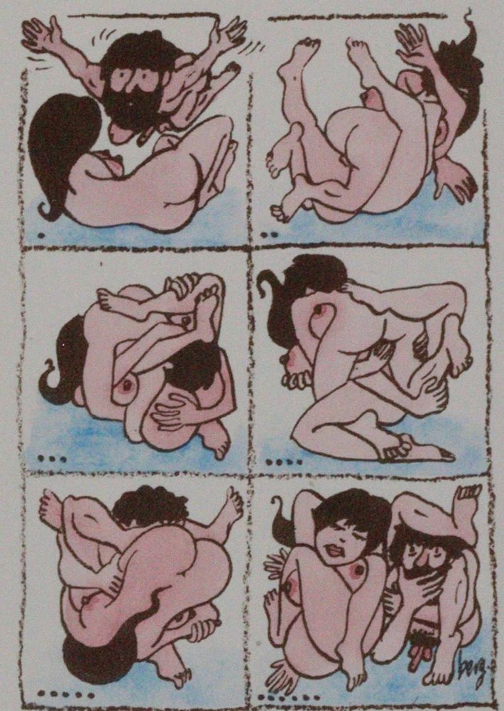 Große Abbildung Nr.1: 121-2527 Berg, Henryk: (Künstlergraphik, Erotika - Galantes)