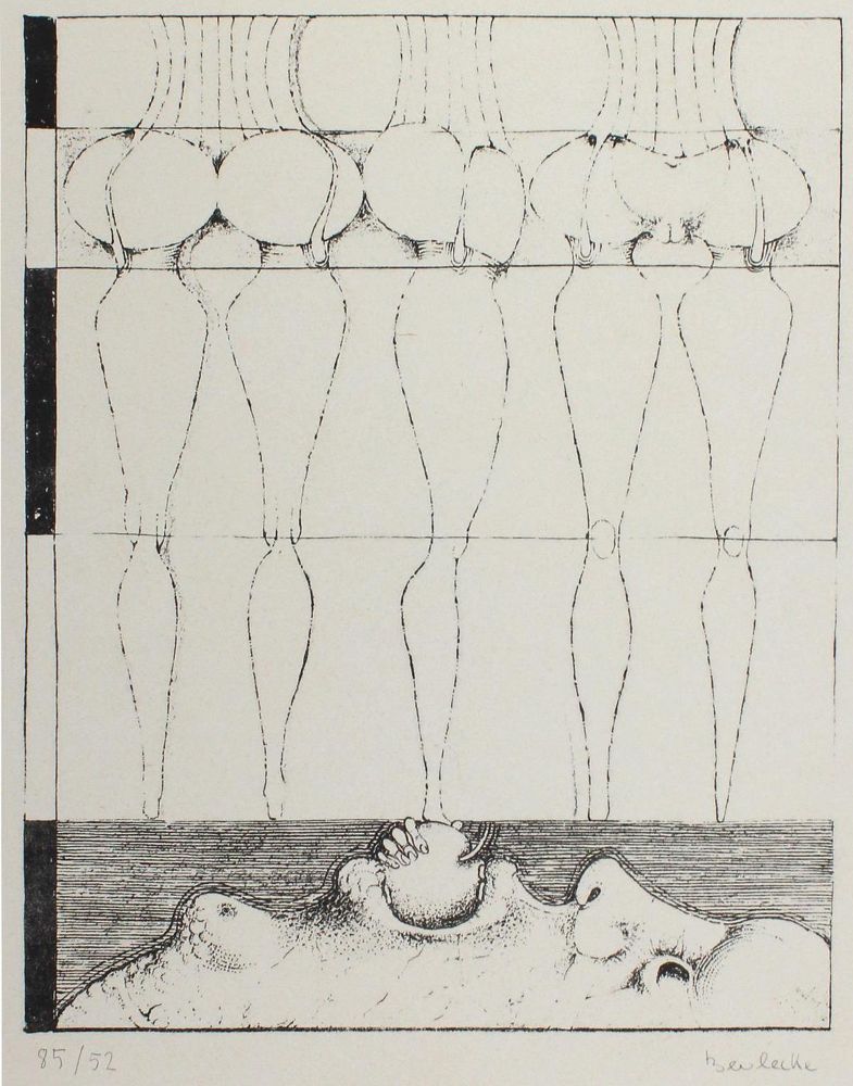 Große Abbildung Nr.1: 121-2528 Beulecke, Werner: (Künstlergraphik, Erotika - Galantes)