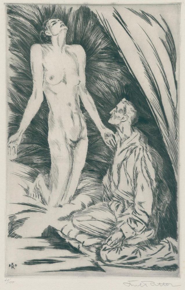 Große Abbildung Nr.3: 121-2542 Ritter, Karl: (Künstlergraphik, Erotika - Galantes)