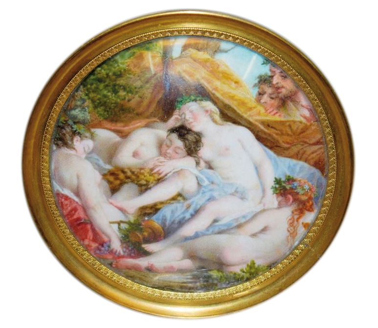 Große Abbildung Nr.1: 121-2544 Schlafszene.: (Künstlergraphik, Erotika - Galantes)