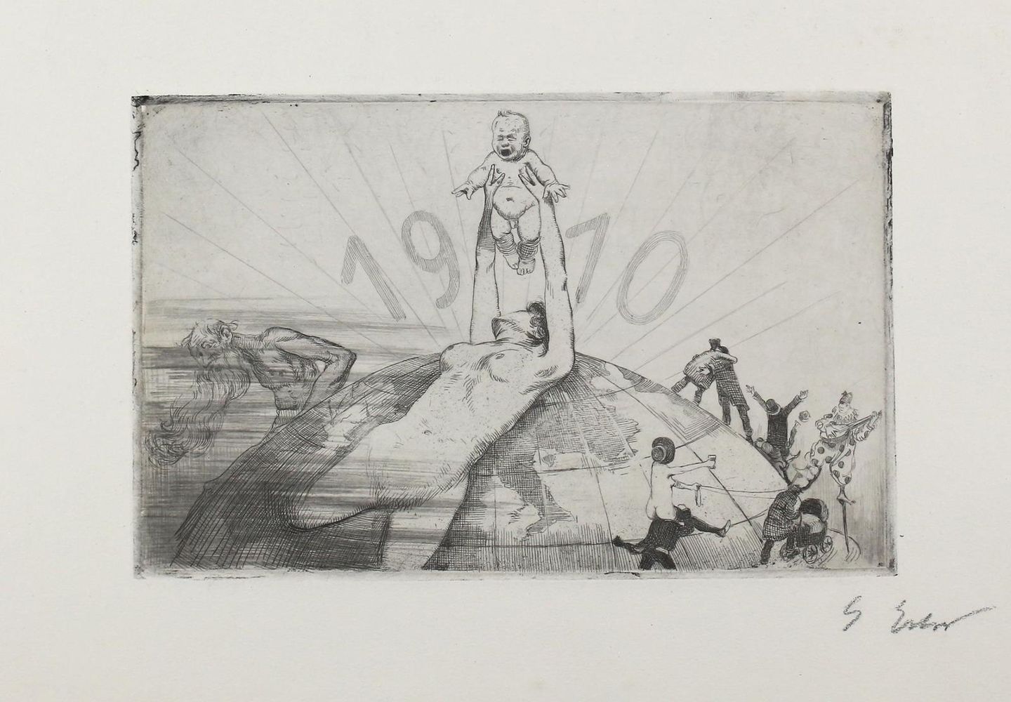 Große Abbildung Nr.1: 121-2549 Escher, Gertrud: (Künstlergraphik)