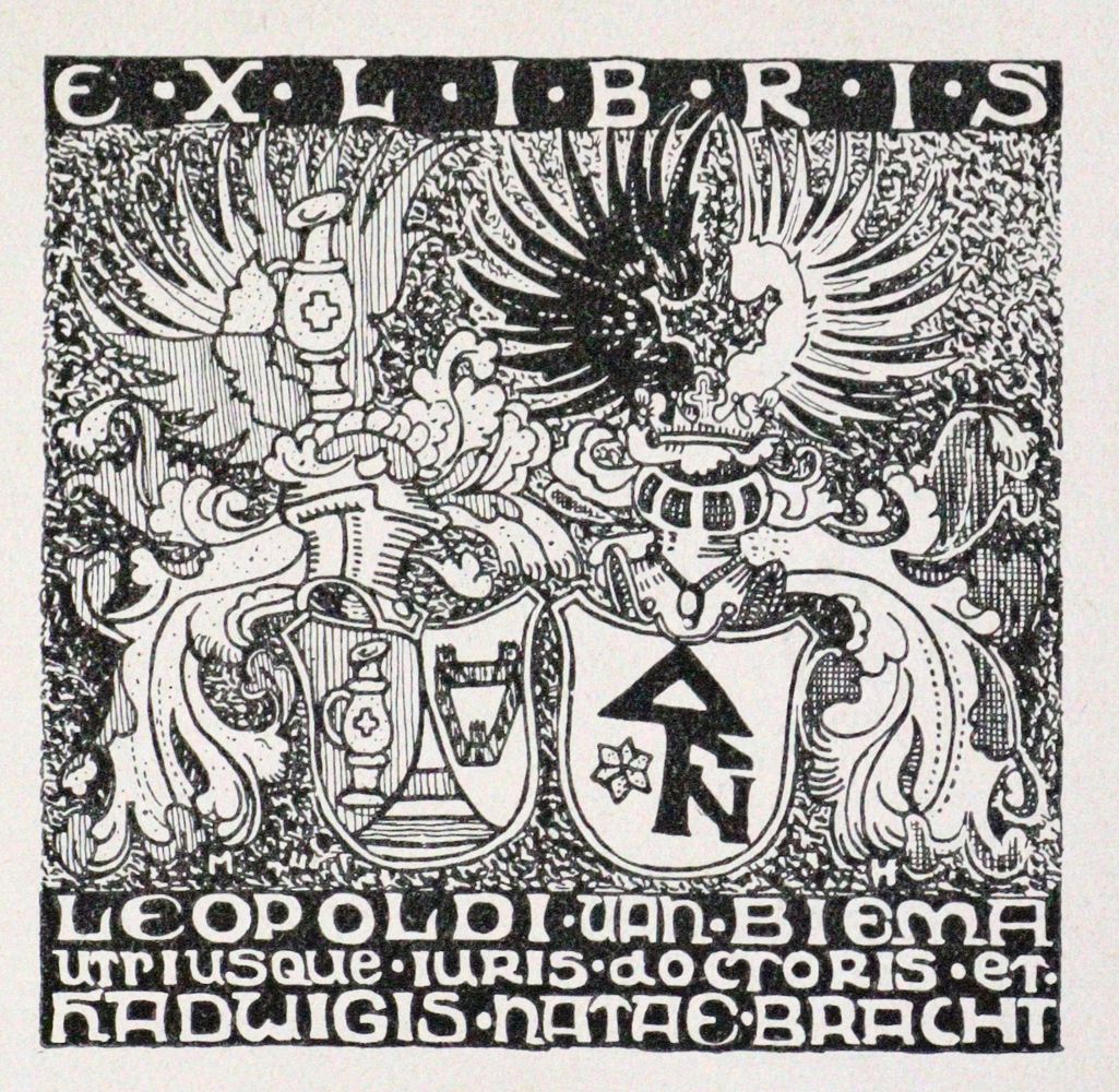 Große Abbildung Nr.1: 121-2560 Exlibris.: (Künstlergraphik, Exlibris, Heraldik)