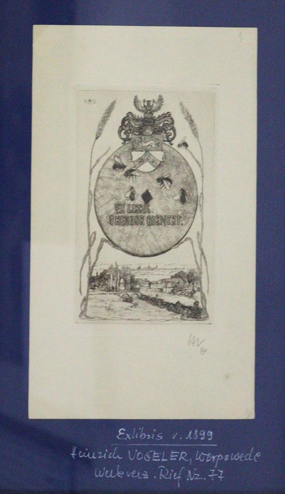 Große Abbildung Nr.1: 121-2565 Vogeler, Heinrich: (Künstlergraphik, Exlibris)